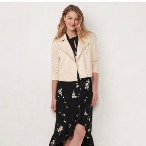 Lauren Conrad Suede Moto Jacket